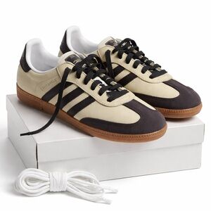 👟Adidas Samba Sneakers Cream & Brown | Size 9.5 Men / 10.5 Women | New